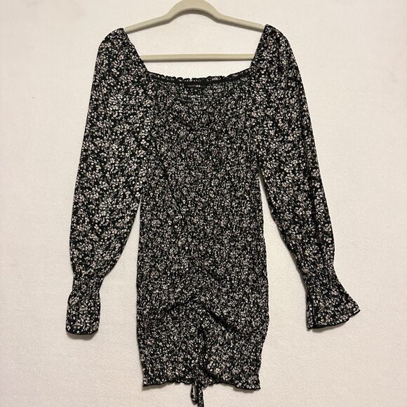 Papermoon Dresses & Skirts - Papermoon Womens Medium Floral Rouged Babydoll Bodycon Dress Y2K Cottage Whimsy